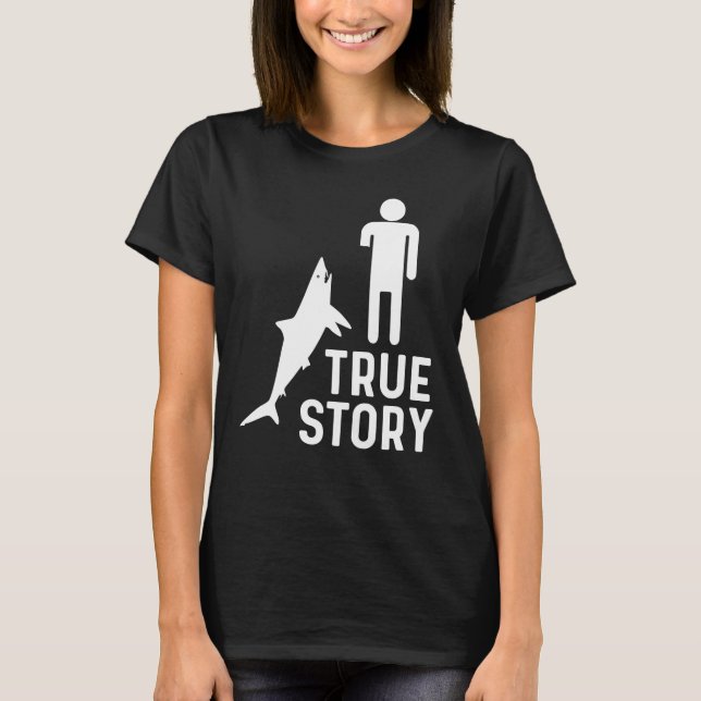 Arm Amputee Funny True Story Humor Amputed Ärmar T Shirt (Framsida)