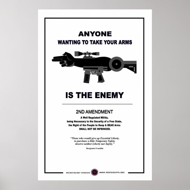 Arm - andra ändringen poster (Framsidan)
