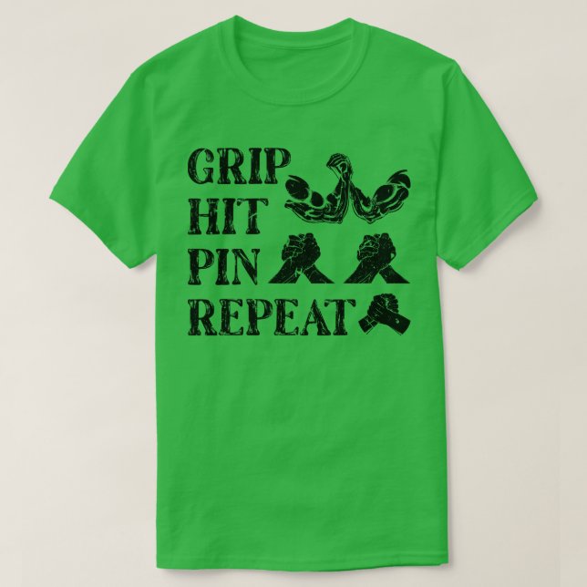 Arm brottle Graphic for Arm Wrestlers T Shirt (Design framsida)