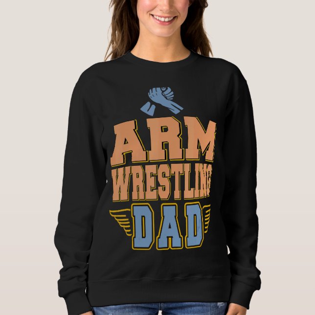 Arm brottling Pappa T Shirt (Framsida)