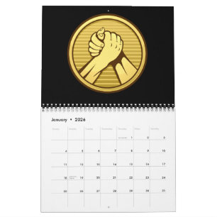 Arm, brottning Guld Kalender