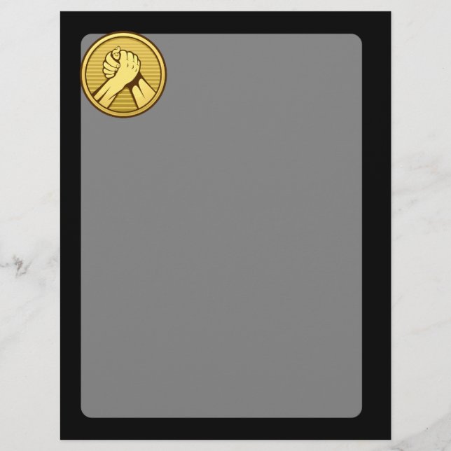 Arm, brottning Guld Reklamblad (Framsidan)