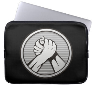 Arm, brottning Silver Laptop Fodral