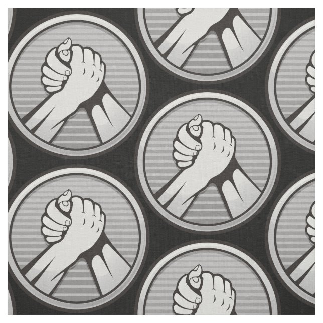 Arm, brottning Silver Tyg (Provkarta)