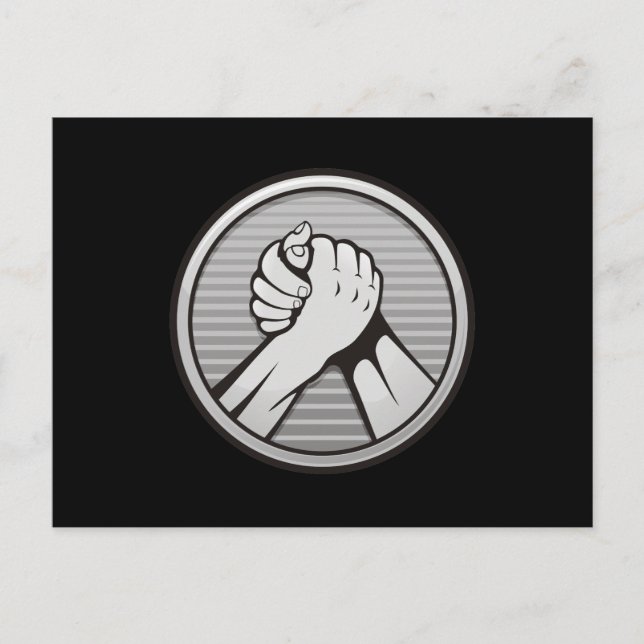 Arm, brottning Silver Vykort (Framsida)