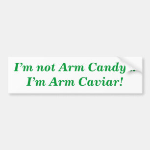 Arm Caviar Quote Funny Bildekal