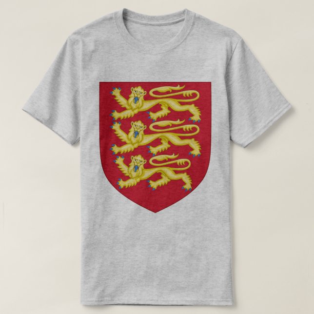 Arm England - Kung Richard First Armorial T-shirt (Design framsida)