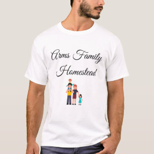 arm familjens hemestäd t shirt
