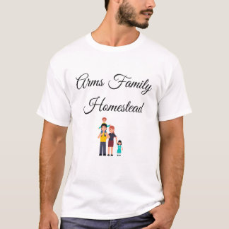 arm familjens hemestäd t shirt