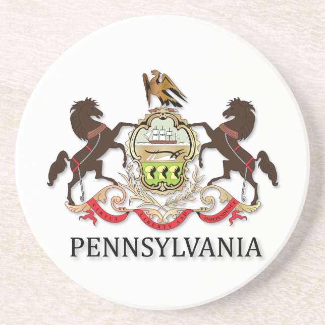 Arm i delstaten Pennsylvania Underlägg Sandsten (Framsidan)