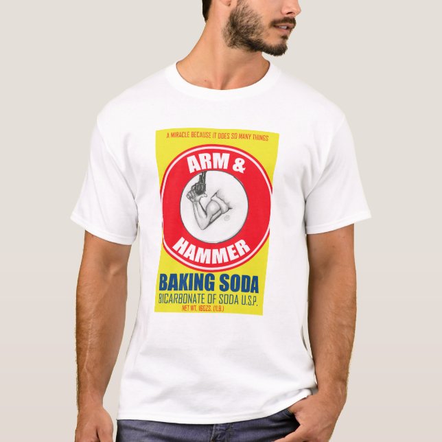 Arm och Hammer huva, t shirt (Framsida)