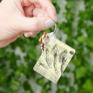 Arm och Shoulder Anatomy by Leonardo da Vinci Nyckelring