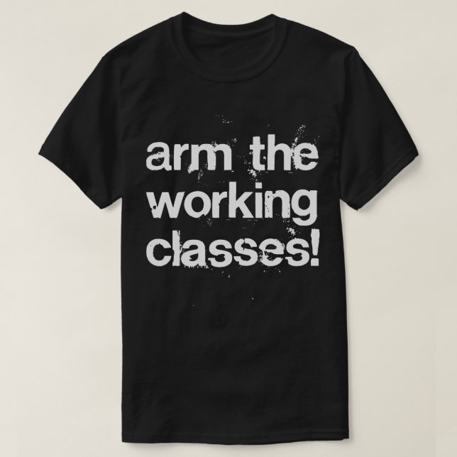 Arm protesterar mot att Grunge Stil utformar sig T Shirt (Design framsida)