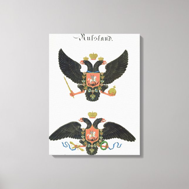 Arm staten Imperial Russia, från en kollektiv Canvastryck (Framsida)