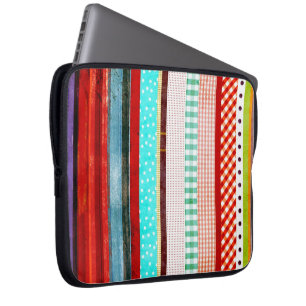 Ärm Vintage Rainbow Laptop Sleeve