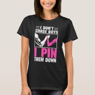 Arm Wrestling Arm Wrestler Chase Boys I Pin T Shirt