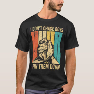 Arm Wrestling Arm Wrestler Chase Boys I Pin T Shirt