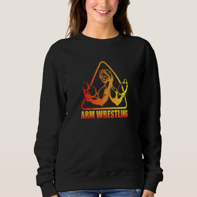 Arm Wrestling Arm Wrestling Kung Arm Wrestling Ent T Shirt (Framsida)
