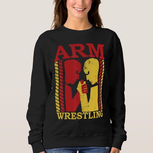 Arm Wrestling Armwrestler Idrottsman Squeezing Bic T Shirt (Framsida)