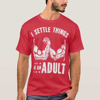 Arm Wrestling Bord Roligt Arm Wrestle T Shirt