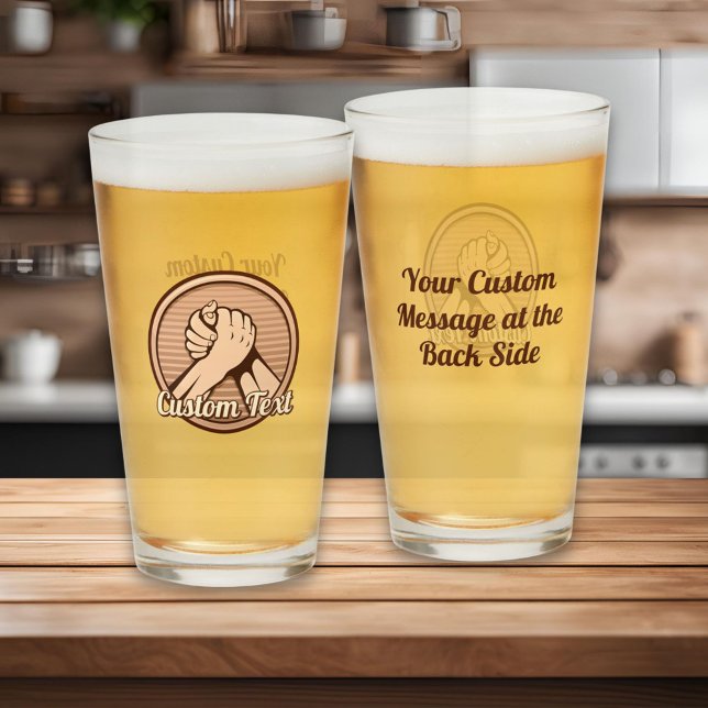 Arm Wrestling Bronze Glaskopp (Skapare uppladdad)