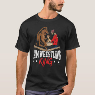 Arm Wrestling Kung Grip Pin Arm Wrestler T Shirt