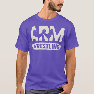 Arm Wrestling Sport Kamp Sport Armbrottare tjej T Shirt