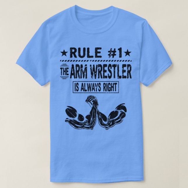 Arm Wrestling Sstickning Funny Arm Wrestle T Shirt (Design framsida)