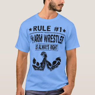 Arm Wrestling Sstickning Funny Arm Wrestle T Shirt