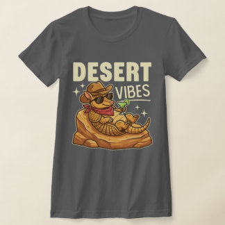 Armachillo Funny Armadillo Chill Desert Vibes  T Shirt