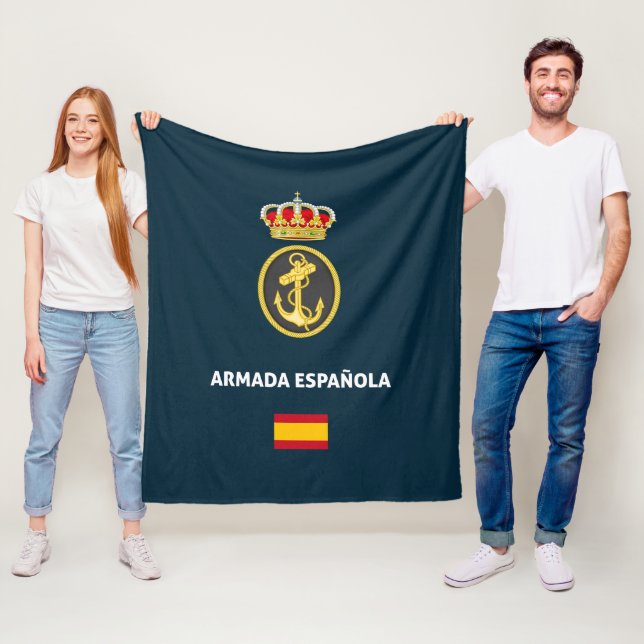 Armada Española passport phone case Fleecefilt (På plats)