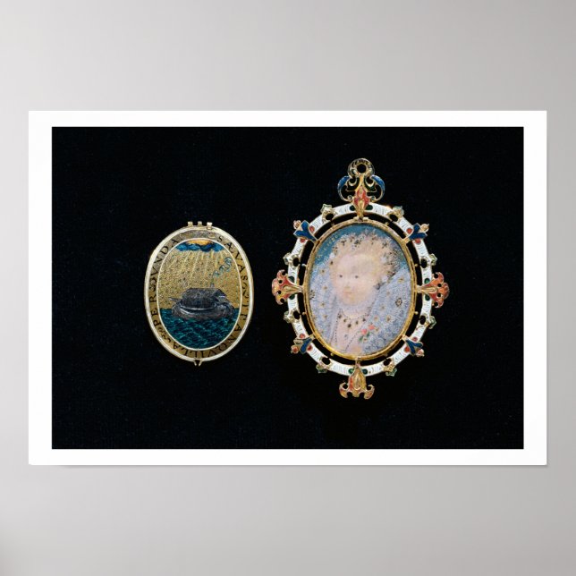 Armada Jewel, drottning Elizabeth I enclo Poster (Framsidan)