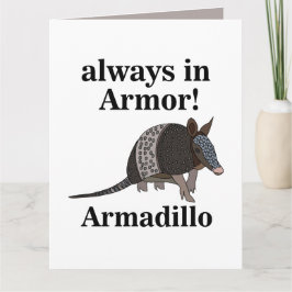 Armadillo Animal Funny  Kort