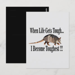 Armadillo Animal Inspirational Vykort