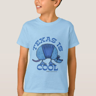 Armadillo Blue-Texas är Coola T-shirt