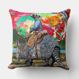 Armadillo Cowboy Kudde