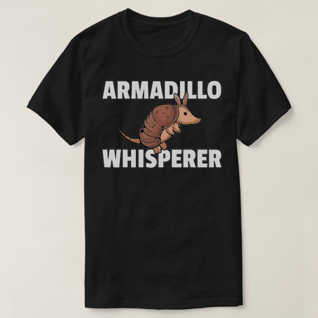 Armadillo for Funny Armadillos Älskare T Shirt (Design framsida)