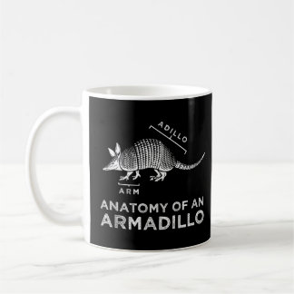 Armadillo Funny Texas Armadillos Wildli Kaffemugg