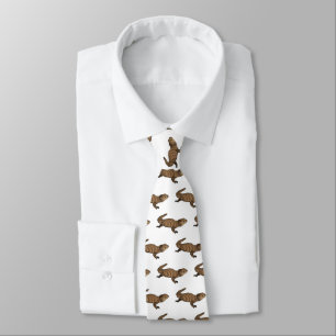 Armadillo gidled lizard tecknad illustration slips