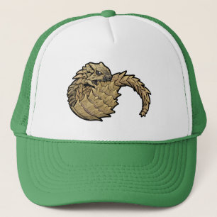 Armadillo Girdlad ödla Truckerkeps