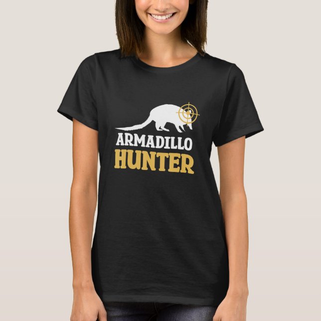 Armadillo Hunter T Shirt (Framsida)