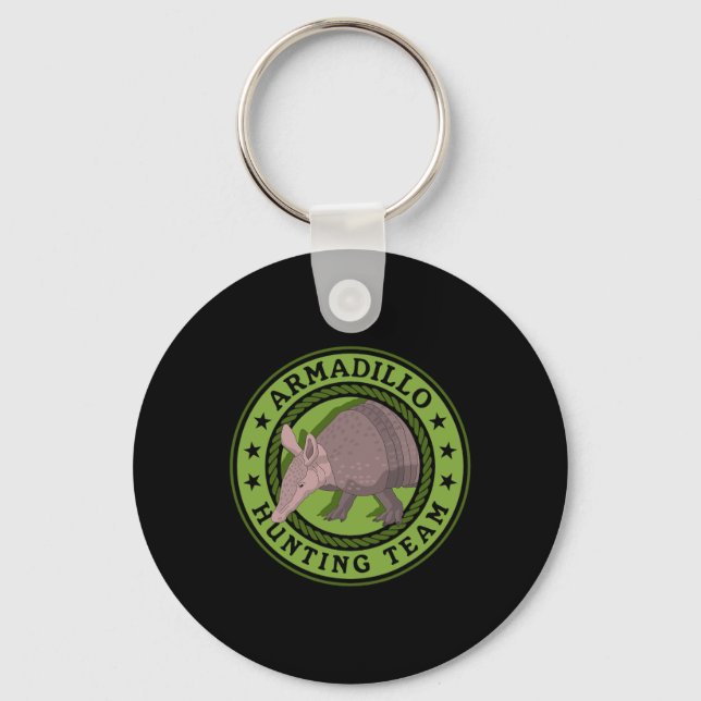 Armadillo Hunting Team Hunt Armadillos Hunters Nyckelring (Framsida)