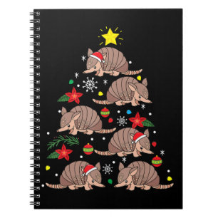 Armadillo jul Ornament Träd fantik Zookeeper Anteckningsbok