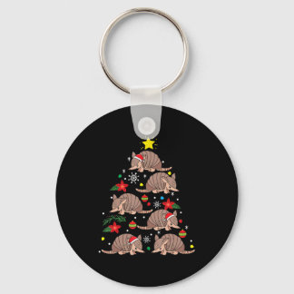 Armadillo jul Ornament Träd Funny Zookeeper Nyckelring