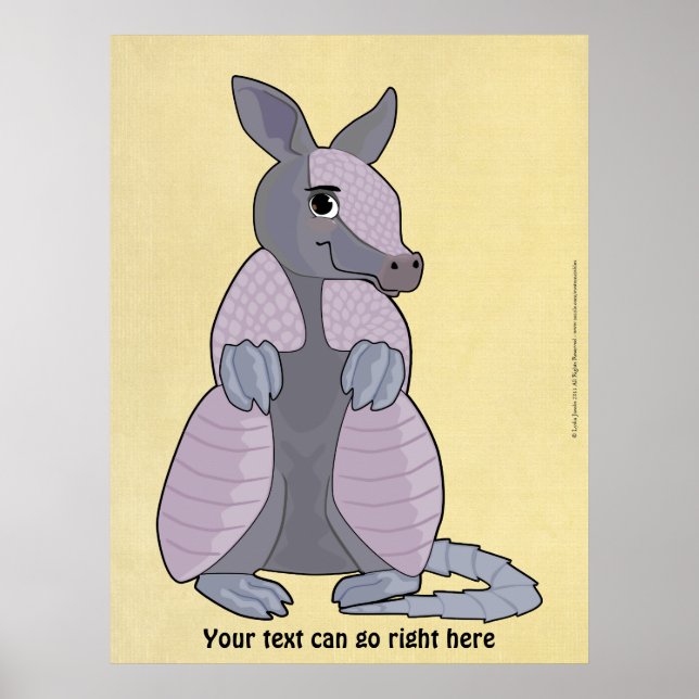 Armadillo Poster Skriv ut (Framsidan)