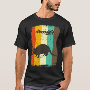 Armadillo Retro 70s Vintage Animal Art T Shirt