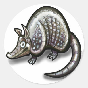 Armadillo Runt Klistermärke