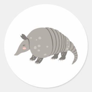 Armadillo Runt Klistermärke