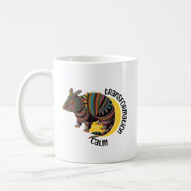 Armadillo Spirit Animal Mugg (Vänster)