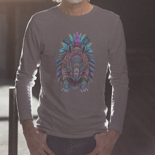 Armadillo Spirit Animal T-Shirt Longtärmade